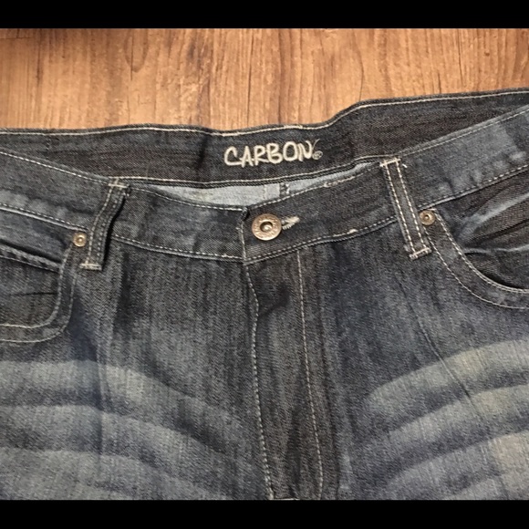 NEW! Carbon Jeans Relaxed Straight Jeans 38/32 - Picture 3 of 5